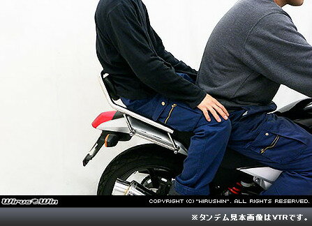 WirusWin ジクサー(2BK-NG4BG) バックレスト付き タンデムバー/ウイルズウィン GIXXER 3