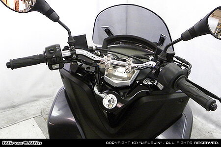 WirusWin トリシティ125(2BJ-SEC1J) レーシングハンドル　クロームメッキ仕様 /ウイルズウィン
