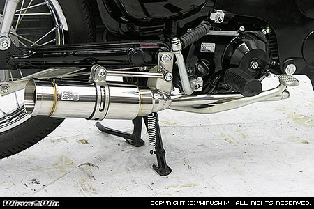 〜50 cc  - WirusWin カブ50(JBH-AA01) ロイヤルマフラー バズーカータイプ /ウイルズウィン
