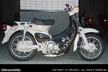 WirusWin リトルカブ(キャブ車) ロッドダウンショートマフラー /キャブレター ウイルズウィン