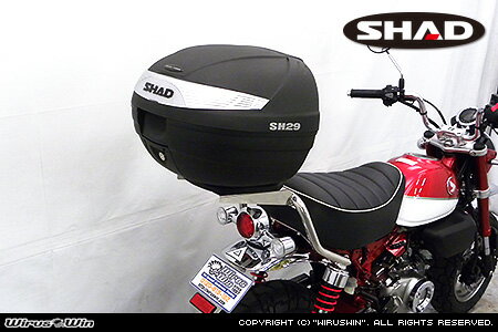 楽天市場 Wiruswin モンキー125 2bj Jb02 Shad製リアボックス付きグラブバー ウイルズウィン エスエスオート楽天市場店