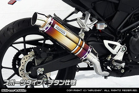 Rakuten - WirusWin CB250R(2BK-MC52) スリップオンマフラー スポーツタイプ チタン仕様 /ウイルズウィン
