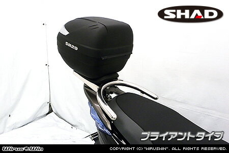 WirusWin 台湾 KYMCO（キムコ） GP125i SHAD製リアボックス付きタンデムバー ブライアントタイプ / ウイルズウィン