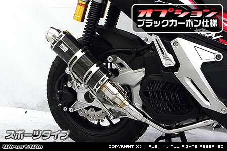 HONDA - WirusWin ADV150 ロイヤルマフラー スポーツタイプ ブラックカーボン仕様 / ウイルズウィン