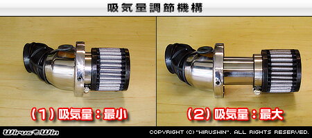 WirusWin ADV150 サイレンサー型エアクリーナーkit ユーロタイプ ブラックカーボン仕様 / ウイルズウィン