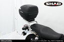 WirusWin GB350 H'ness CB350 SHAD製リアボックス付きタンデムバー / ウイルズウィン シャッド 2BL-NC59