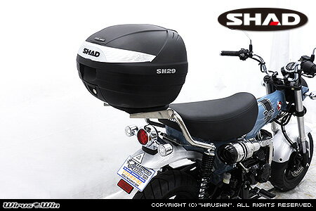 WirusWin ダックス125(8BJ-JB04) SHAD製リアボックス付きグラブバー /ウイルズウィン シャッド