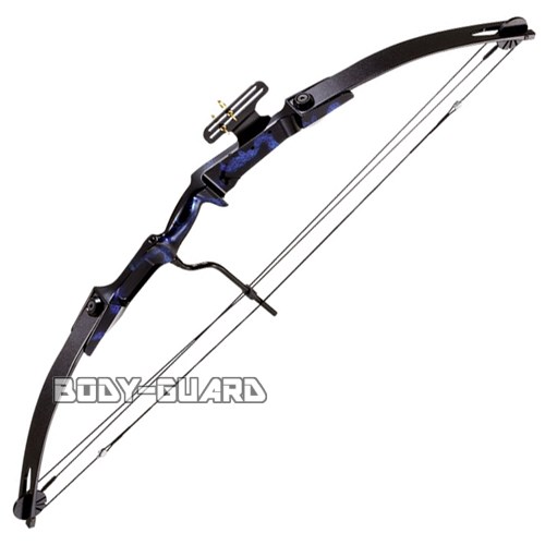 PerfectLine社製COMPOUND BOW 55ポンドアーチェリー ブルーカーボン 上級者向け アーチェリー コンパウ..