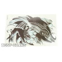 タトゥーシール デザイン 52 鯉 コイ こい カープ 魚 ボディーシール フェイク 入墨 入れ墨 刺青 シール シート 簡単 手軽 楽 ハロウィン 仮装 コス...