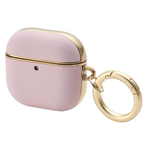 エレコム AirPods ケース 第4世代 アクティブノイズキャンセリング搭載AirPods ソフトレザーケース ＆me メッキライン 送料無料