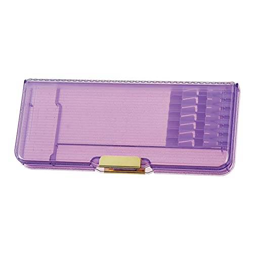 クツワ ペンケース マグネット筆入 タフクリア パープル CH204PU 送料無料