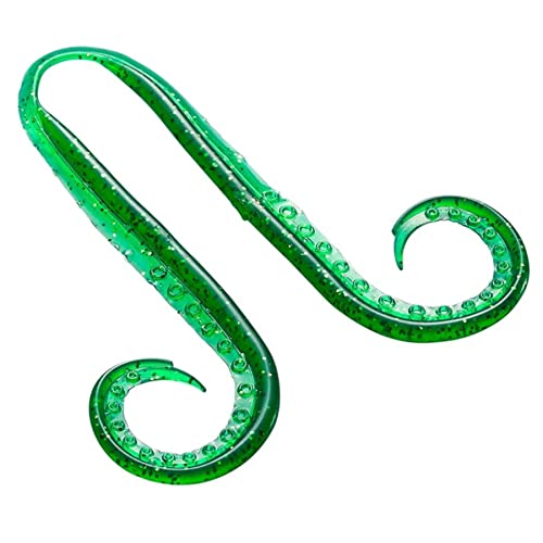 シマノ(SHIMANO) ルアー 炎月 集魚ネクタイ イカタコカーリー 012 グリーンラメ 送料無料