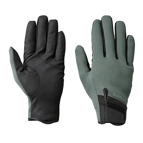 シマノ(SHIMANO) タイタニューム・アルファ グローブ フルカバー GL-013V セージ L 送料無料