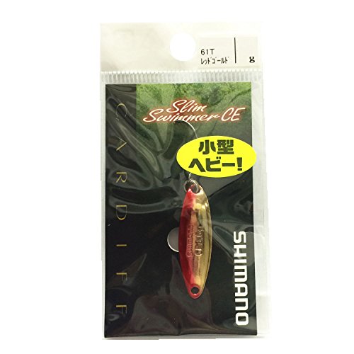 シマノ(SHIMANO) スプーン カーディフ スリムスイマー コンパクトエディション 3.6g レッドゴールド 61T TR-S36N 送料無料