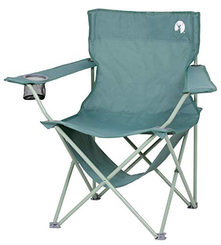 キャプテンスタッグ(CAPTAIN STAG) アウトドアチェア チェア ラウンジチェア 棚モック付き ドリンクホ..