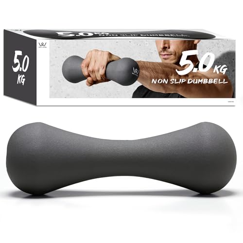 アルインコ(ALINCO) ノンスリップ ダンベル 5.0kg 滑りにくい 握りやすい トレーニング 引き締め ダイ..