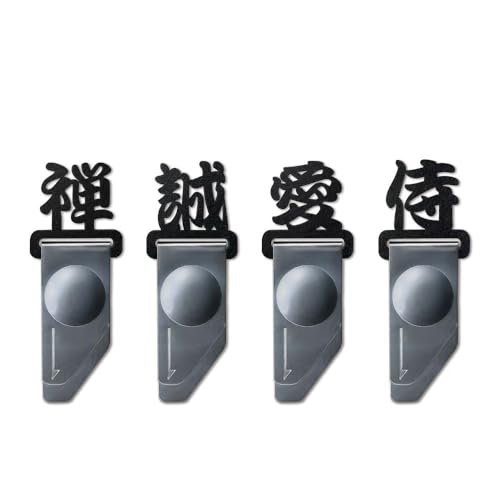 カール事務器 インデックスクリップ 漢字シリーズ JAPAN SELECTION スライド式 綴じ枚数20枚 4個入 IC-003-K 送料無料