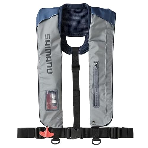 シマノ(SHIMANO) ラフトエアジャケット (膨脹式救命具) VF-051K グレーブルー フリー 送料無料