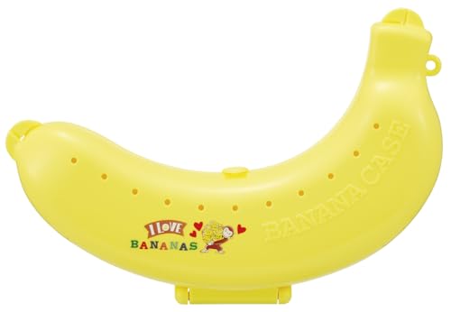 スケーター(Skater) 携帯用 バナナケース 保存容器 保護 押し潰れ防止 おさるのジョージ ブロック BNCP1-A 送料無料