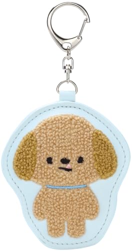[スケーター] さがら 刺繍 キーホルダー ぱぷぱぷぱぴー TOY POODLE トイプードル 犬 ZKH1-A 送料無料