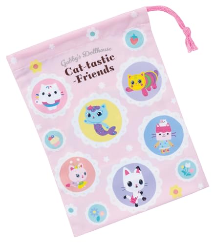 スケーター(Skater) 子供用 コップ袋 巾着 袋 日本製 ギャビーのドールハウス 26 女の子 KB63SN-A 送料無料