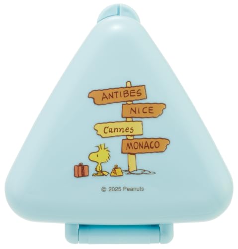 スケーター(Skater) 弁当箱 おにぎり ケース 三角 1個 レンジ対応 日本製 スヌーピー ウッドストック トラベル ONC1P- 送料無料