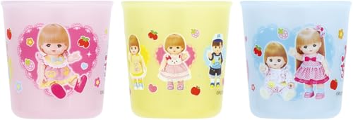 スケーター(Skater) 子供用 抗菌 ベビー コップ 練習用 小 60ml 4ヵ月~ 3個 セット メルちゃん 女の子 BCUP1A 送料無料