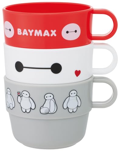 スケーター(Skater) 子供用 コップ 220ml 3個セット 日本製 ディズニー ベイマックス KS31-A 送料無料