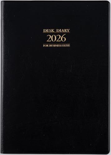 黒(月間ブロック)2026年/-/67・Color:黒(月間ブロック)2026年・パッケージ個数:1・【商品詳細1】サイズ：幅15.4×高さ21.6cm　　【記入欄】●月間ページ…ブロック式　●週間ページ…レフト式　◇月曜始まり　　【掲載期間】月間ページ：2025年12月1日〜2027年3月31日　週間ページ：2025年12月1日〜2027年1月10日・【商品詳細2】表紙タイプ：皮革調　●刷色：2色刷　●ページ数：192頁　●スペック：-　●付録：年齢早見表 印紙税額一覧表 非常時への備え　●別冊： 横ケイメモ 方眼メモ 切り取りメモ・【月間予定欄：ブロックタイプ】ベーシックで見やすいブロック式。各日の中央に罫線が入っていて、午前午後のように予定を分けて書くこともできます。左端には罫線が入っていて、週ごとのメモもできます。　　(BR)【週間予定欄：レフト式?】ベーシックなレフト式。8〜24時のタイム目盛りが付いているので、時間ごとのメモもできます。当月・翌月のサブカレンダーもついていて、先の予定も確認できます。・【本文用紙】文字がにじみにくく、書きやすい用紙を使■■■使い慣れたベーシックな記入形式が勢ぞろい■■■ 一冊一冊が細部まで使いやすさにこだわっています。