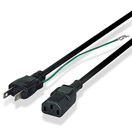 Iee1394 Cable - ELECOM 3P-2P電源 ケーブル 1.8m KT-218 送料無料