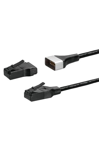 サンワサプライ LANケーブル CAT6A 1m ブレイクアウェイ 分離式 マグネット 引っ掛け転倒・破損防止 スリム ブラック KB- 送料無料