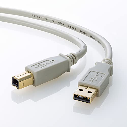 ライトグレー/3m/KU20-3HK2・Color:ライトグレーSize:3m・パッケージ個数:1・USB2.0規格・USB1.1規格準拠のパソコンとUSB機器（プリンター・HDD・USBハブ・スキャナ等）との接続や、USBハブとUSB機器を接続する時に使用するケーブルです。（「シリーズA」コネクタを持つ機器と「シリーズB」コネクタを持つ機器とを接続します）・USB2.0の「Hi-SPEED」モード（転送速度480Mbps）に対応した高品質ケーブルです。USB1.1規格（転送速度12Mbps・1.5Mbps）の機器にも使用できます。・USB IF（USB Implementers Forum）で認証された製品です。・銅製の高密度編組みシールド材の内側に密閉型のアルミシールド処理を施した二重シールドケーブルで、低域から高域まで、ほとんどのノイズから大切なデータを守ります。・芯線を2本ずつよりあわせたノイズに強いツイストペア線を使用しています。●USB2.0規格・USB1.1規格準拠のパソコンとUSB機器（プリンター・HDD・USBハブ・スキャナ等）との接続や、USBハブとUSB機器を接続する時に使用するケーブルです。 （「シリーズA」コネクタを持つ機器と「シリーズB」コネクタを持つ機器とを接続します） ●USB2.0の「Hi-SPEED」モード（転送速度480Mbps）に対応した高品質ケーブルです。USB1.1規格（転送速度12Mbps・1.5Mbps）の機器にも使用できます。 ●USB IF（USB Implementers Forum）で認証された製品です。 ●銅製の高密度編組みシールド材の内側に密閉型のアルミシールド処理を施した二重シールドケーブルで、低域から高域まで、ほとんどのノイズから大切なデータを守ります。 ●芯線を2本ずつよりあわせたノイズに強いツイストペア線を使用しています。 ●内部を樹脂モールドで固め、さらに全面シールド処理を施したモールドコネクタなので、外部干渉を防ぎノイズ対策も万全です。耐振動・耐衝撃性にも優れています。 ●サビにも強く、経年変化による信号劣化の心配が少ない金メッキ処理のコネクタシェルとピン（コンタクト）を使用しています。 ●土壌や地下水などの環境汚染の原因となる鉛を含まない無鉛ハンダを使用しています。 ■カラー：ライトグレー ■ケーブル長：3m ■重量：約128g ■コネクタ形状：USB Aコネクタオス-USB Bコネクタオス（USB2.0 Aコネクタオス - USB2.0 Bコネクタオス） ■ケーブル直径：5mm ■ケーブル規格：UL20276 ■結線：ストレート全結線 ■特注ロット数：300本 ※発注数量が300本より多い場合には特注をお受けすることが可能です。最小ロット数は変動することもありますので事前にご確認ください。価格・納期・仕様などについては、サンワサプライ営業までお問い合わせください。