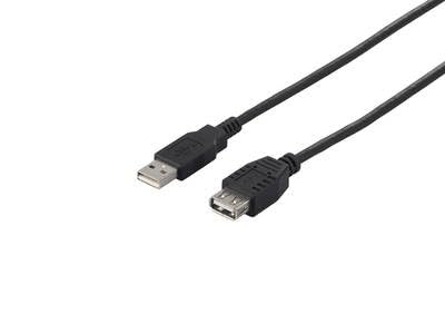 BUFFALO USB2．0 A to A 延長ケーブル 0．5m ブラック BU2AA05BK 送料無料