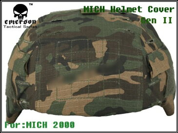 【送料無料】EMERSON製 MICH2000 ミッチ ヘルメット用 第2世代 メットカバー ヘルメットカバー ウッドランド アメリカ陸軍 M81迷彩 D410P06Aug16