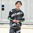 【 500円OFF クーポンが使える!】トラックジャケット メンズ ジャージ ジャケット セットアップ(別売) ロゴ プリント 春秋冬 モード ゴルフウエア サ...