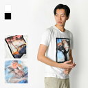 Tシャツ メンズ プリント 3D ホワイト ブラック 白 黒 M L XL LL evolution 91164 91165 81170 81171