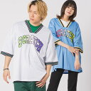 メッシュアップリケロゴビッグTシャツ メンズ ビッグシルエット オーバーサイズ ストリート系 韓国ファッション 韓国系 RE730 セブンサーティー