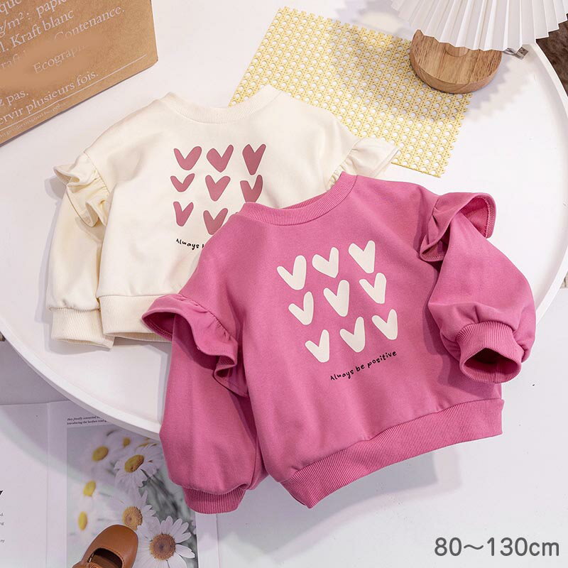 保育園 トップス キッズ ゆったり かわいい スウェット ベビー服 子供服 キッズ服 女の子 パーカー ベビー服 キッズ トレーナー