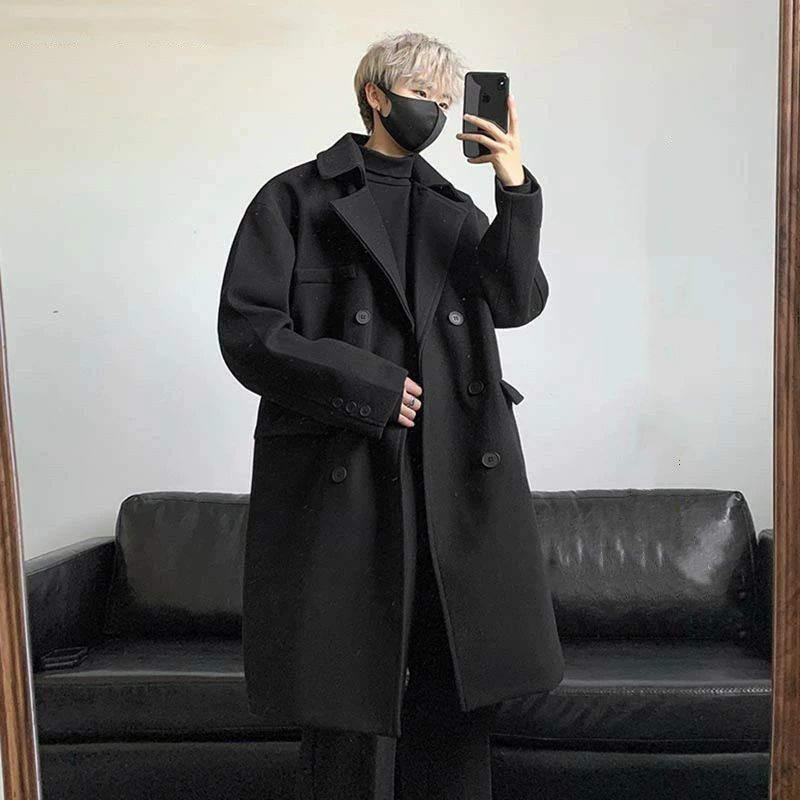 Jumper, Blouson - 仕 通学 通勤 50代 40代 30代 20代 冬服 秋服 ダブルコート 大きいサイズ アウター メンズ ビジネスコート ロングコート メンズ