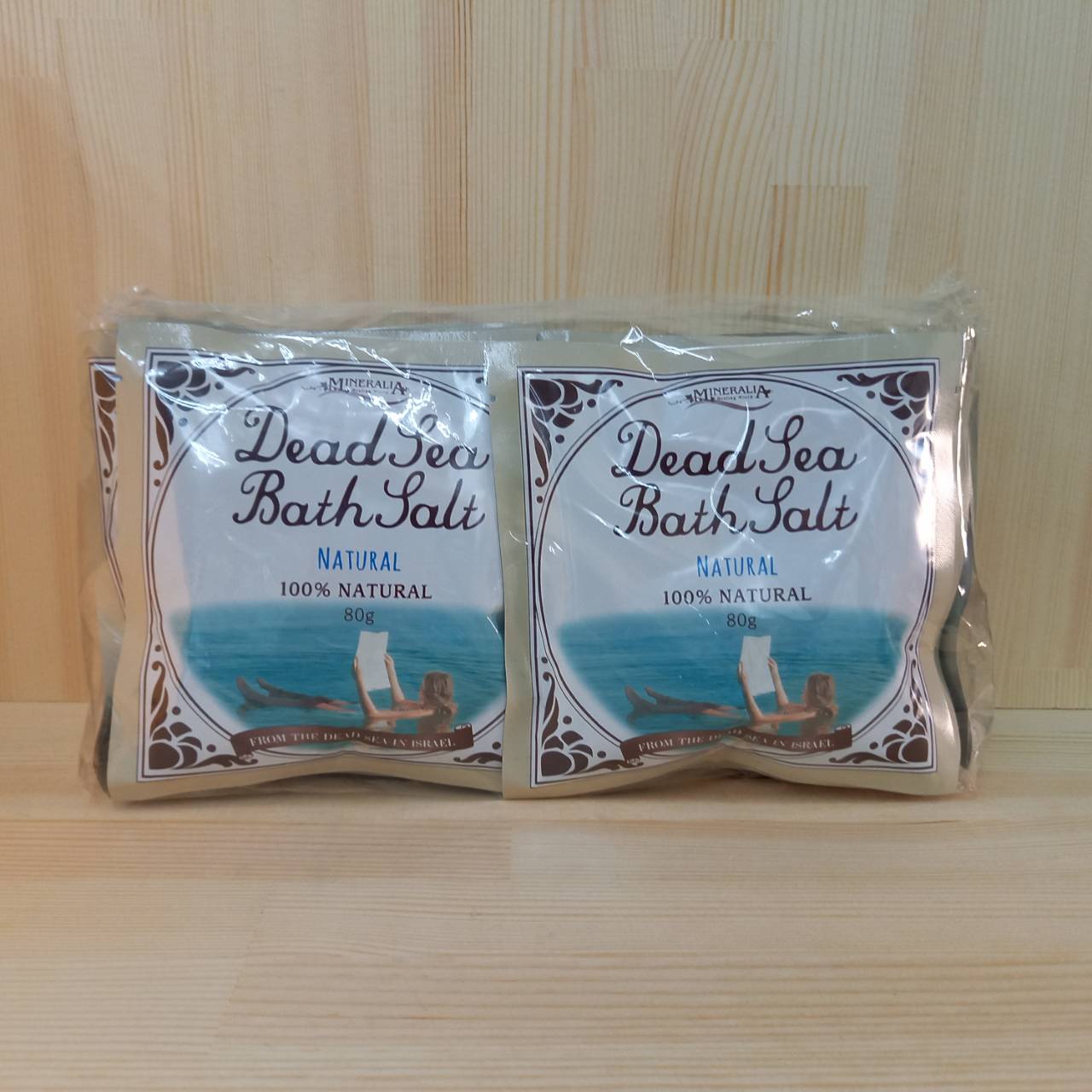 ミネラリア デッドシ—バスソルト 死海の塩 10袋 セット 80g×10