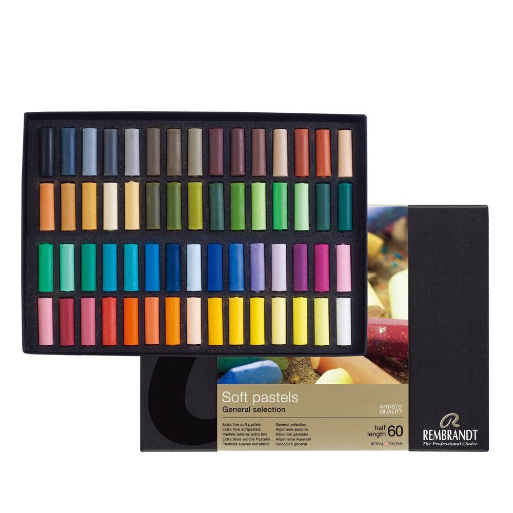 文具・玩具 画材 文房具 ソフトパステル　ハーフ 60色セット T300C60.5 おすすめ 送料無料