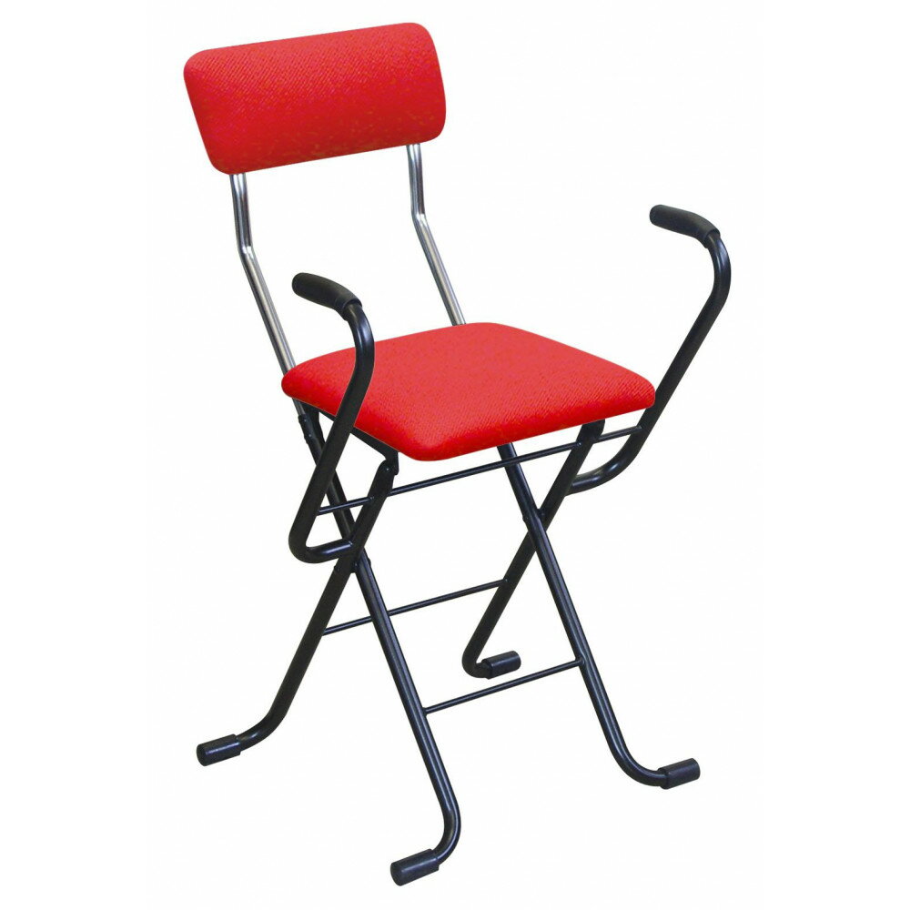 背もたれ・座面部分に、通気性やクッション性に優れたダブルラッセル生地を使用した折りたたみ椅子です。 生産国:日本 素材・材質:座面:ポリエステルフレーム:スチールパイプ 商品サイズ:W460×D460×H765×SH490mm …