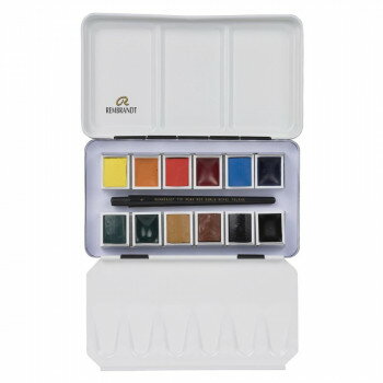 暮らし プレゼント 実用的 レンブラント固形水彩絵具 モノピグメント12色セット T0583-8690 409458 お祝い ギフト 人気 ブランド お洒落