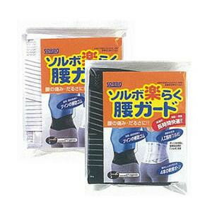 お悩み ソルボ 楽らく腰ガード レギュラー 2L 63333・ブラック オススメ 送料無料