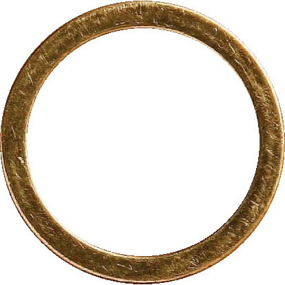 送料無料 おすすめ クラフト社 レザークラフト用金具 角線リング 2個入×10セット 1551-AT(アンティーク真鍮) 楽天 オシャレな 通販