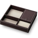 収納用品 関連 ユーパワー LEATHER STYLE マルチ レザートレー Mサイズ ブラウン MB-02512 オススメ 送料無料(3)