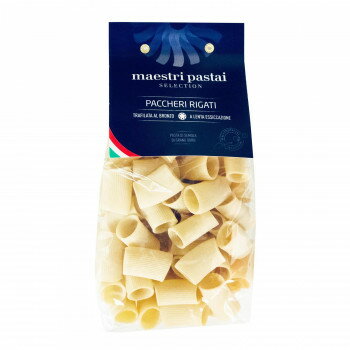 お取り寄せグルメ 食べ物 ボーアンドボン マエストゥリパスタ パッケリリガーティ 500g×12個 お得 な全国一律 送料無料