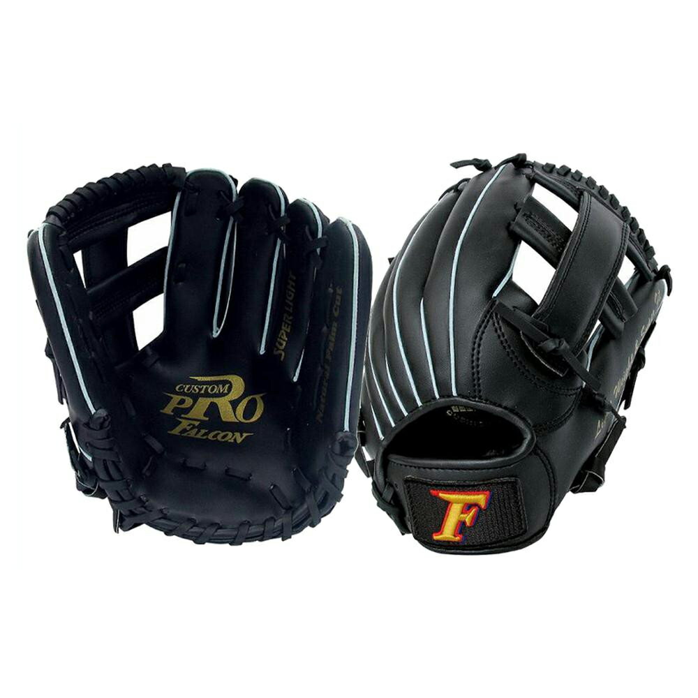 【送料無料】日用品 FALCON ファルコン 野球グラブ グローブ 軟式一般 オールラウンド用 Sサイズ ブラック FG-5711 オススメ 新 生活 応援