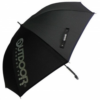 OUTDOOR　PRODUCTS　ムジパイピング長傘　70cm　ブラック　メンズ　10002590
