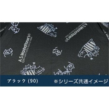 生活 雑貨 おしゃれ ASマンハタナーズ　家族柄折傘　55cm　ブラック　レディース　10003307 お得 な 送料無料 人気